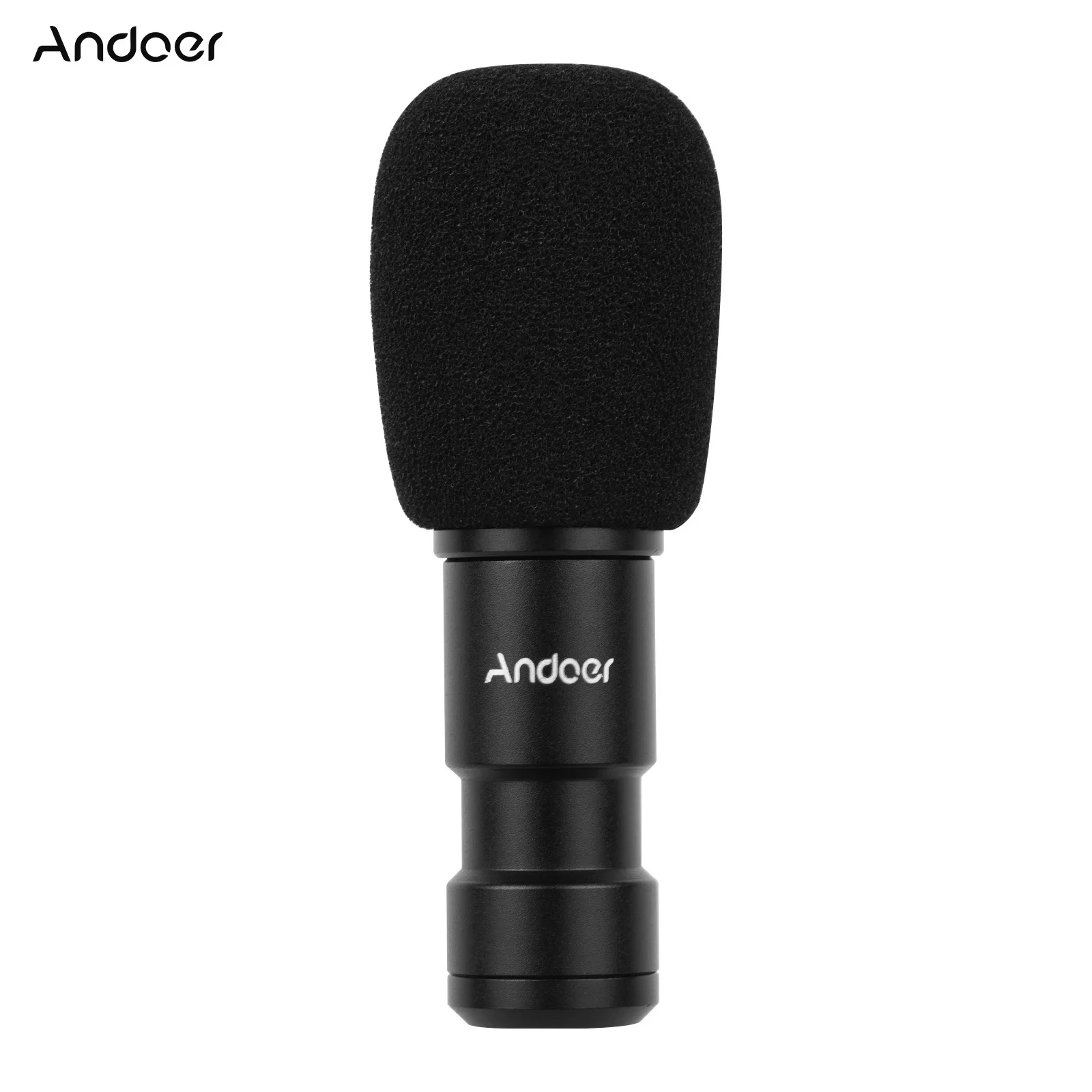 Andoer Plug-על מסוג-C החכם מיקרופון וידאו עם מיקרופון 3.5 מ 