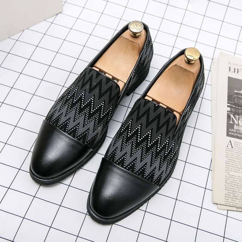 גברים של עור לבוש עסקי נעלי All-התאמת נעליים מזדמנים הלם קליטת נעליים ללבוש עמיד פאטוס דה Vestir