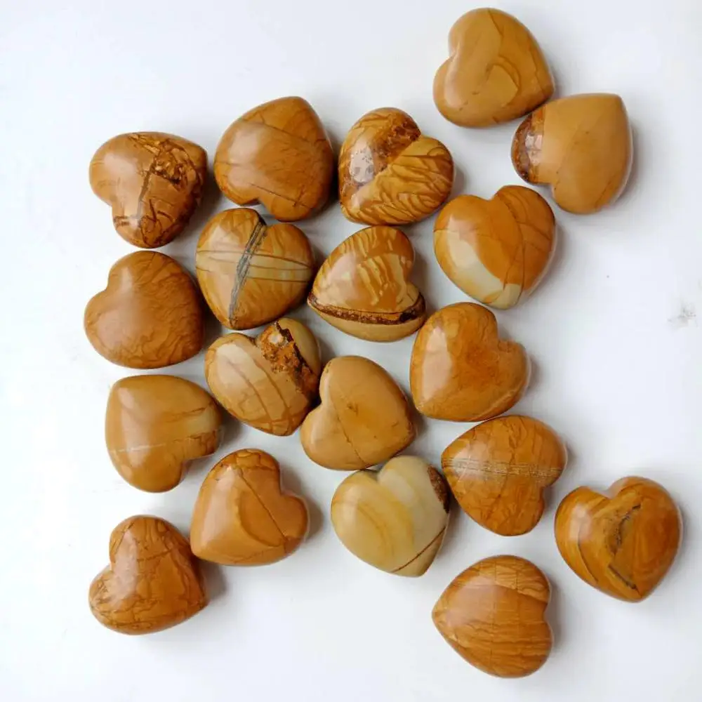 אבני חן טבעיות התמונה לב האבן אוהבת נפוח בצורת לב האבן אוהבת ריפוי גביש אבן החן ג ' נרל מוטורס