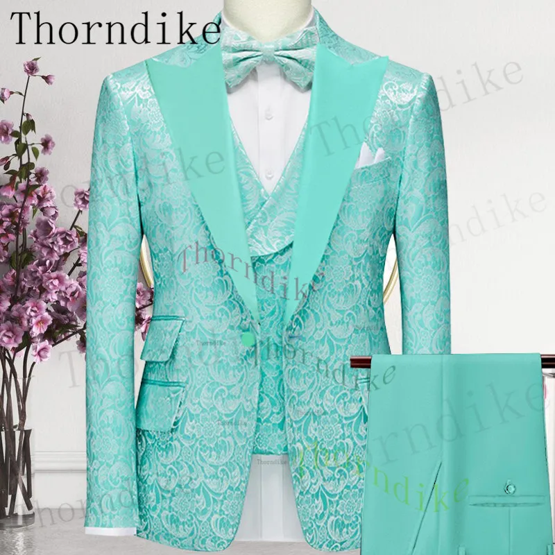 תורנדייק 2023 האחרון המעיל עיצוב חליפות גברים בהתאמה אישית טוקסידו 3 חתיכות בלייזר מסיבת חתונה זמרת החתן תחפושת Homme