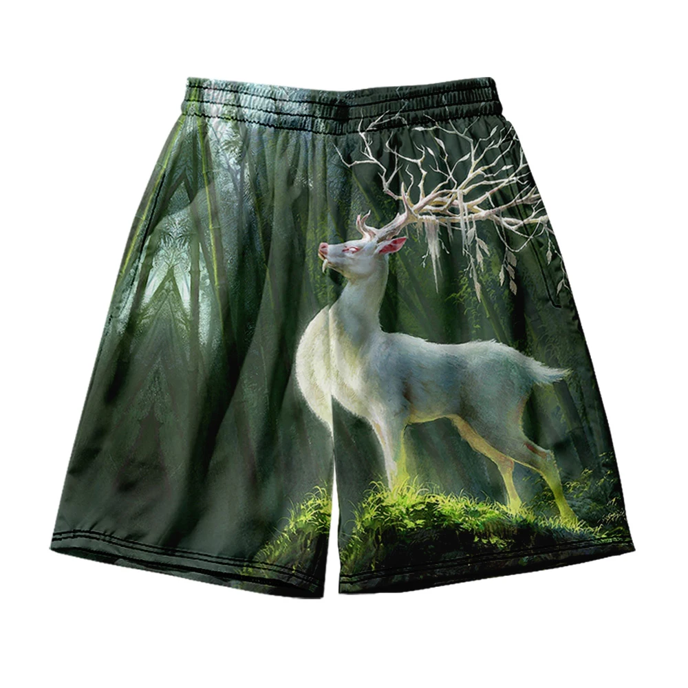 חוף מכנסיים של גברים ובגדי נשים 3D הדפסה דיגיטלית מזדמנים מכנסיים מגמת אופנה זוג מכנסיים 17