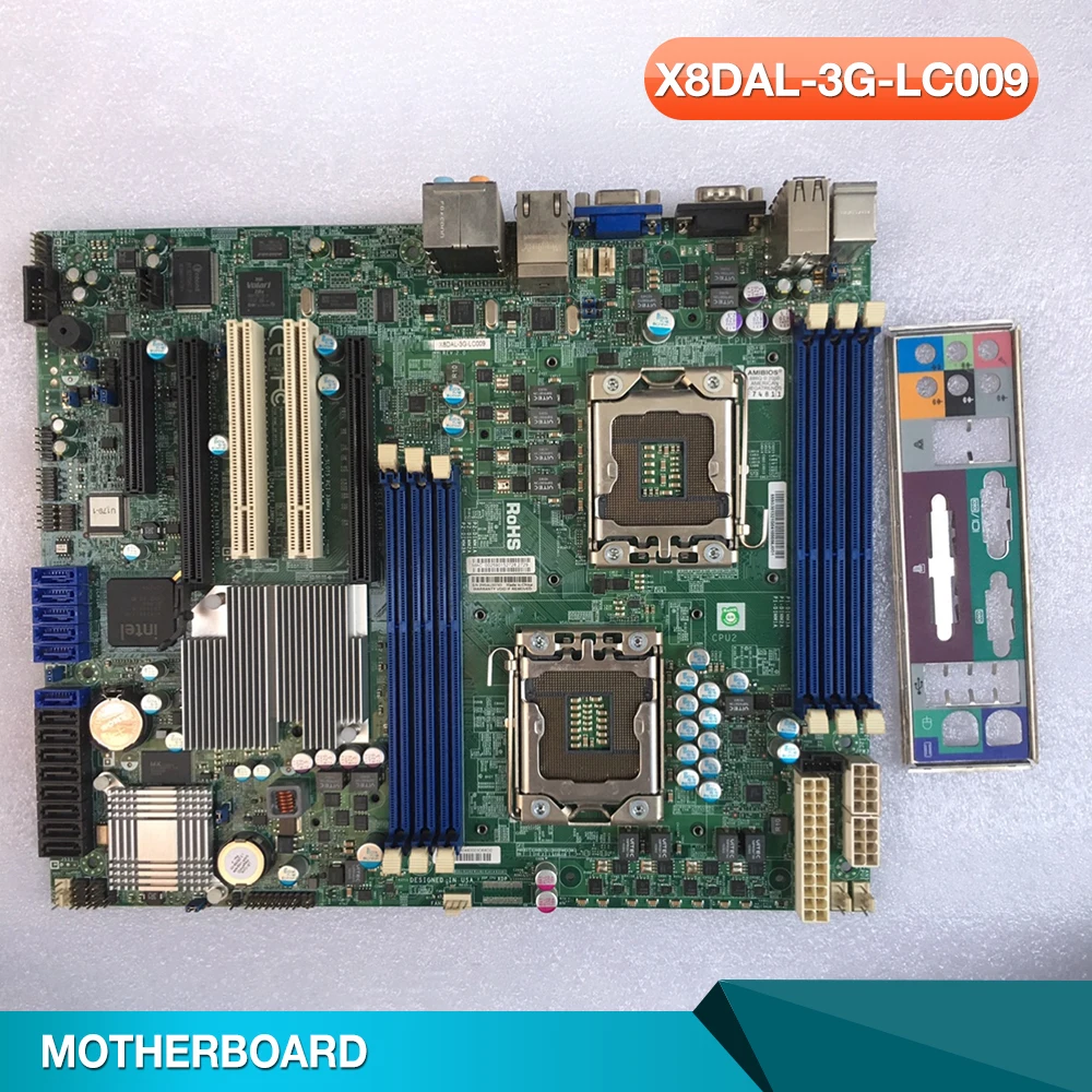 X8DAL-3G-LC009 על Supermicro לוח אם DDR3 SATA2 PCI-E 2.0 X58 Xeon מעבד 5600/5500 סדרה
