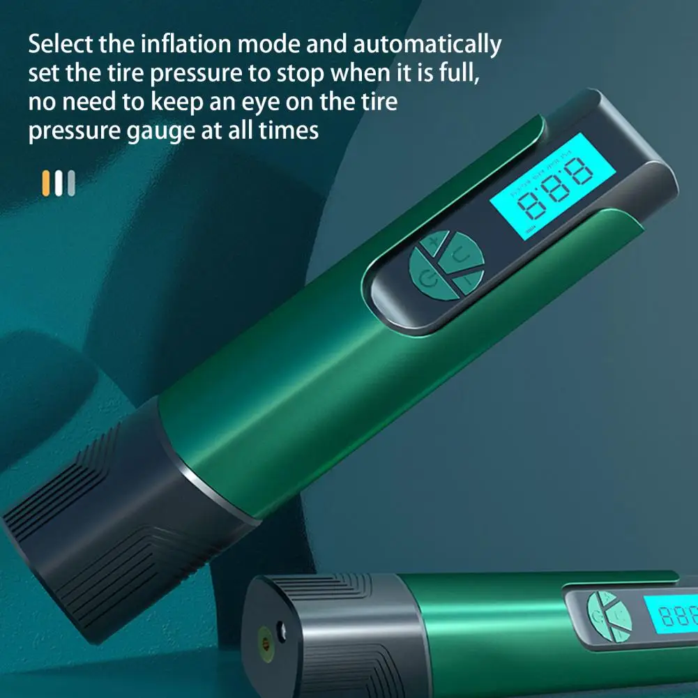 צמיג Inflator חסון עם אור LED 12L/Min אלחוטית מתנפחים משאבת מדחס אוויר ואביזרי רכב