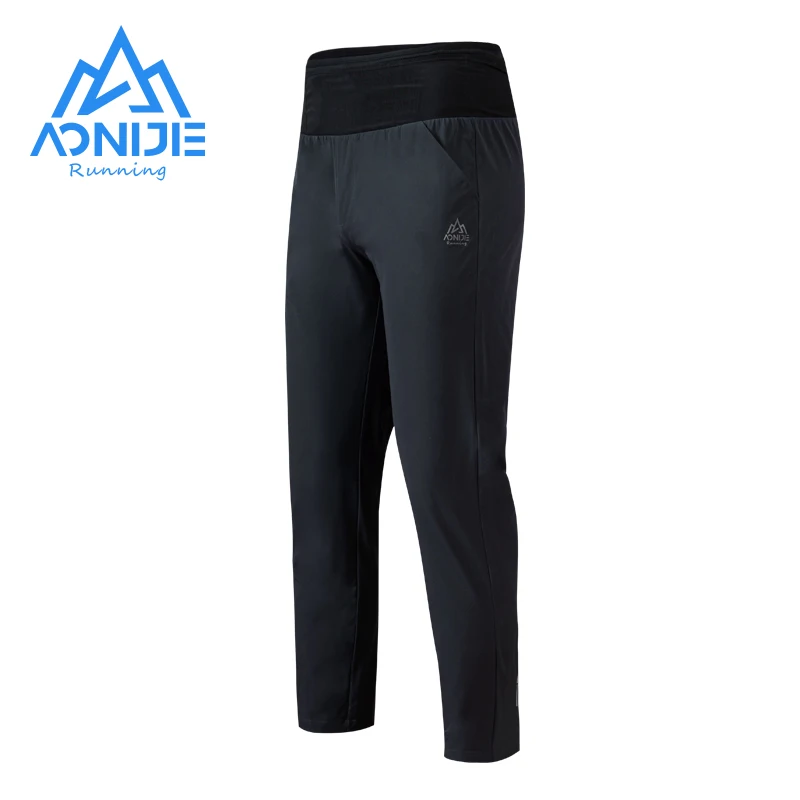 AONIJIE FM5163 גברים זכר ספורט מהיר ייבוש מכנסי אימונית מכנסי ריצה באמצע שנות ה-עלייה שרוך המכנסיים יומי כושר כושר