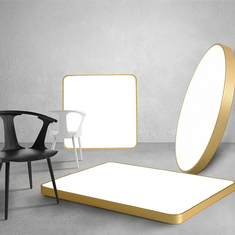 הזהב הסלון אור מרפסת מרפסת סלון מודרני מינימליסטי חדר שינה אור תקרת LED