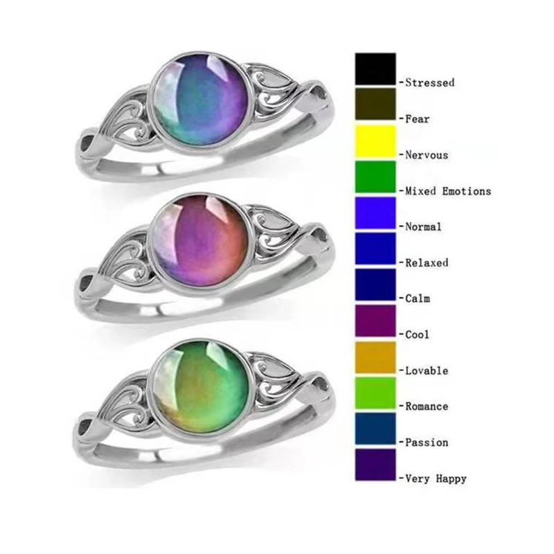 אירופאי ואמריקאי יצירתי מתוק הרוח שינוי צבע גונג יאן פנינה טבעת תכשיטי נשים הטבעת