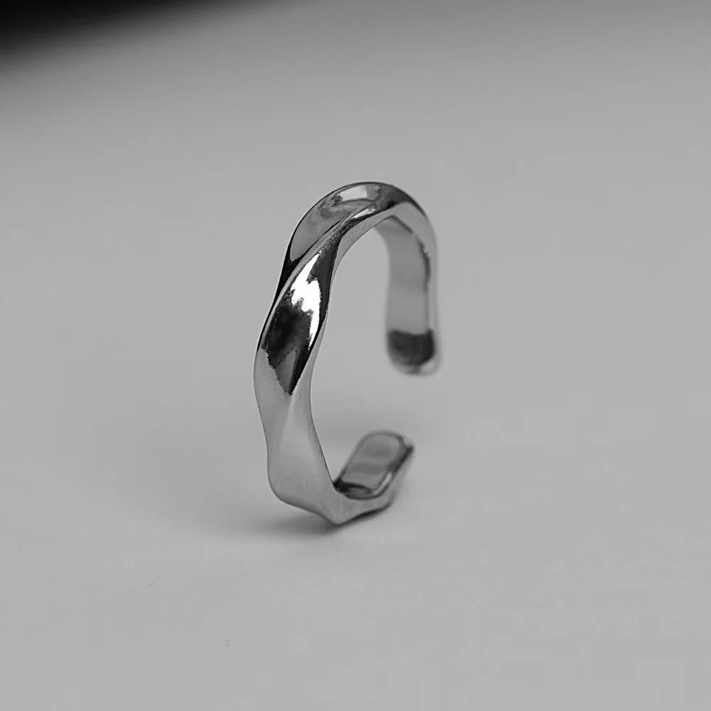טבעת מוביוס גברים, נשים, אופנה תוספות בסגנון ∞ הטבעת מגניב היפ-הופ, פאנק אופנה פשוטה תכשיטים מתנה למאהב חברים