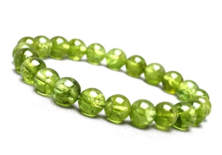 פרידוט צמיד אבן טבעית תכשיטים ירוק טבעי תכשיטים פרידוט ירוקים אבן יוגה צמיד מתנה בשבילו מתנה היי כף היד
