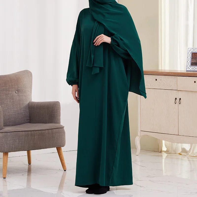 Wepbel חיג ' אב ערבי Abaya נשים מוסלמיות שמלה עם הוד חלוק שרוול ארוך האסלאמית לבוש גלימה הרמדאן Abaya עיד כיסים Abaya