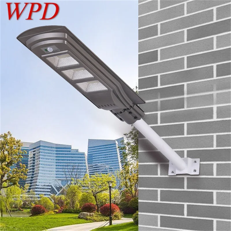 WPD השמש קיר אור חיצוני LED אטימות IP65 מודרני פטיו גן אנושי אינדוקציה גוף תאורת רחוב הביתה מרפסת גן