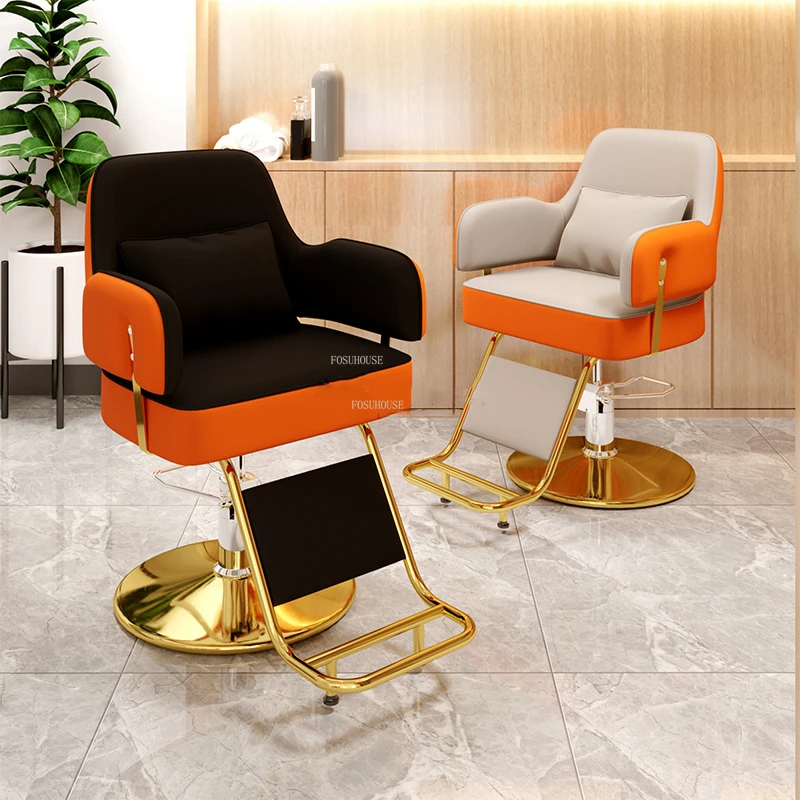 אור יוקרה מקצועית ספר כיסאות המודרני סלון יופי שיער הכיסא נורדי סלון הרהיטים בבית Liftable הכסא המסתובב