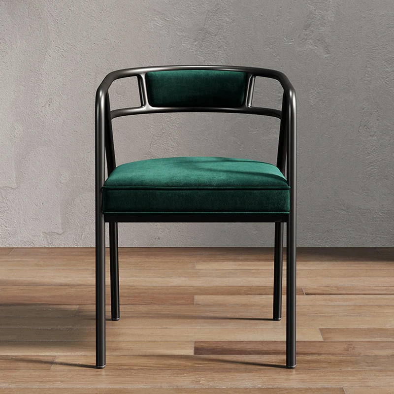 עיצוב להירגע כסאות אוכל נייד מתכת מודרני מעצב טרקלין האוכל הכיסא יוקרה נורדי Sillas Comedores ריהוט למטבח