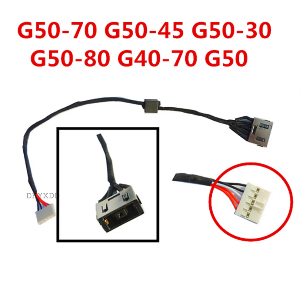 חדש DC Power Jack cable For lenovo G50 G50-70 G50-45 G50-30 G40-70 V1070 יציאת טעינה שקע תקע