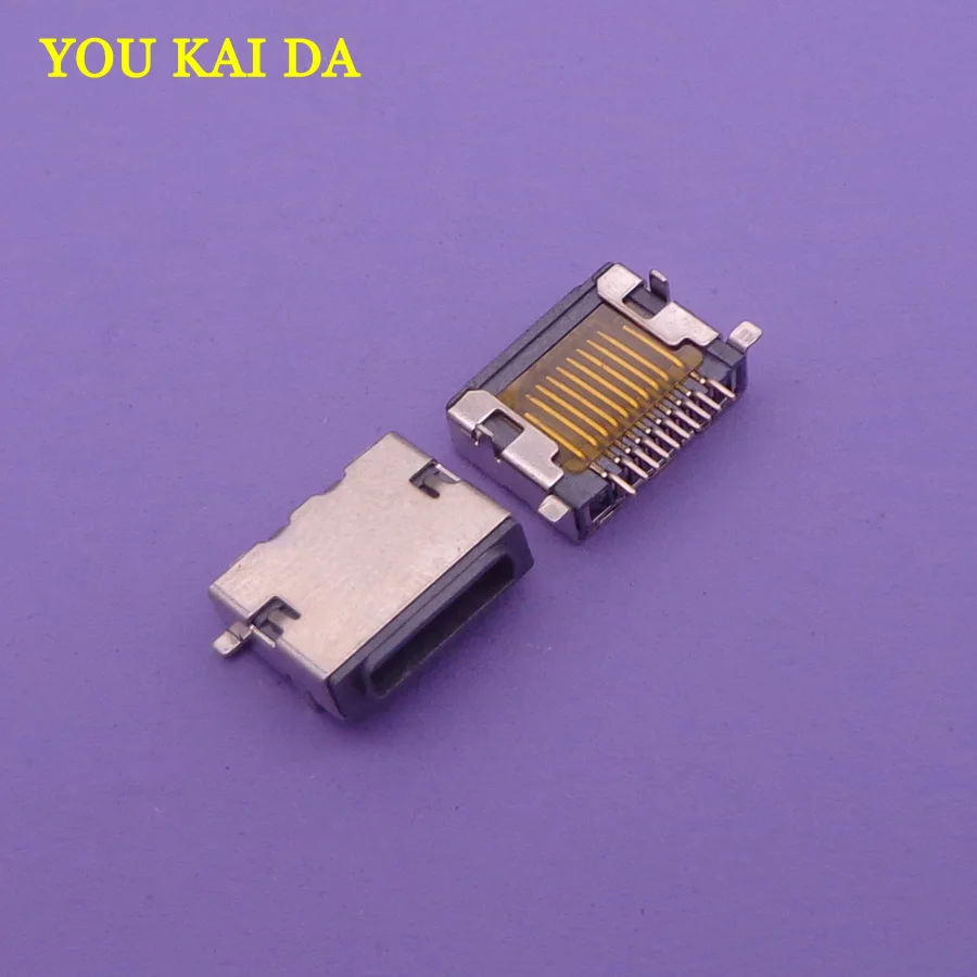 50pcs/lot המחיר הטוב ביותר מחבר USB Micro 10pin USB mini Jack שקע חשמל עבור apple iphone 5 5S pin התיכון