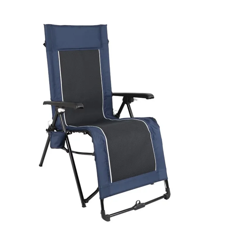 Quad אפס כבידה הכיסא כיסא קמפינג, כחול, בוגר חיצוני