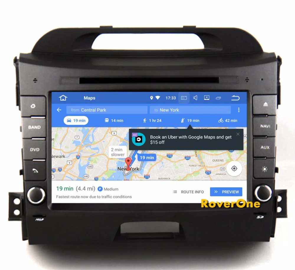 RoverOne לתשומת לב s200 אנדרואיד 8.0 מולטימדיה לרכב Player For Kia Sportage R 2013 2014 Autoradio DVD רדיו סטריאו ניווט GPS Bluetooth