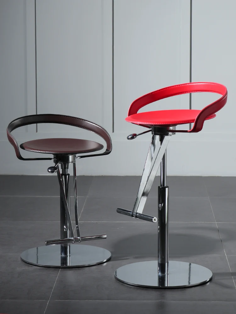 נורדי אור יוקרה בר כיסא בר מסתובב כסא מודרני פשוט כיסא גבוה הרמת כסא בר יצירתי כיסא בר שרפרף