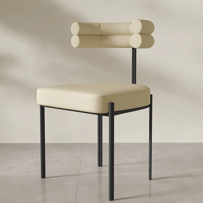 נורדי האוכל עיצוב כיסא מתכת מרגיע יהירות מינימליסטי כיסא ארגונומי מודרני Chaises-סל אבוס ריהוט למטבח
