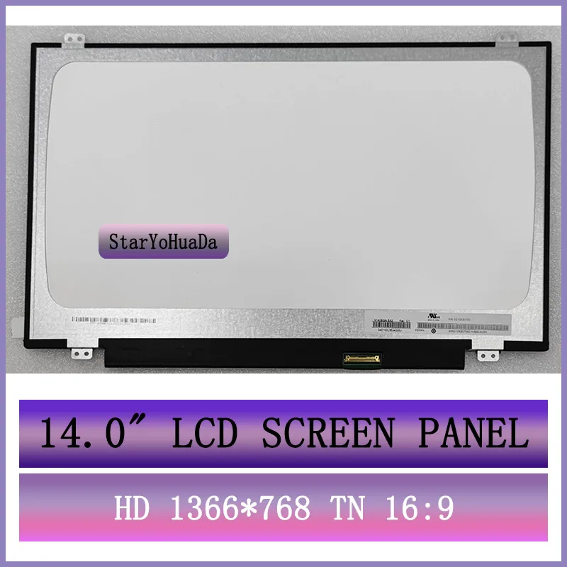 מסך LCD מחליף HP 14-DQ1088WM 15J22UA' 14.0 inch HD 1366x768' 30Pin תצוגת LED