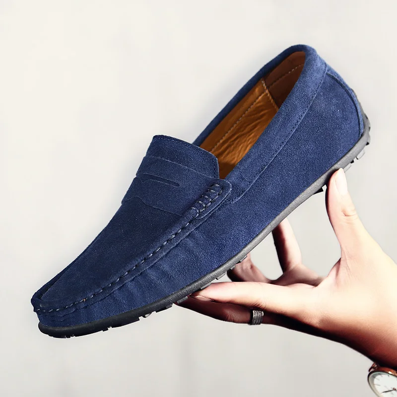 Mens מקרית מותגים להחליק על רשמי יוקרה נעלי גברים נעלי מוקסינים מעור נהיגה נעלי ספורט Zapatillas Hombre Size38-47