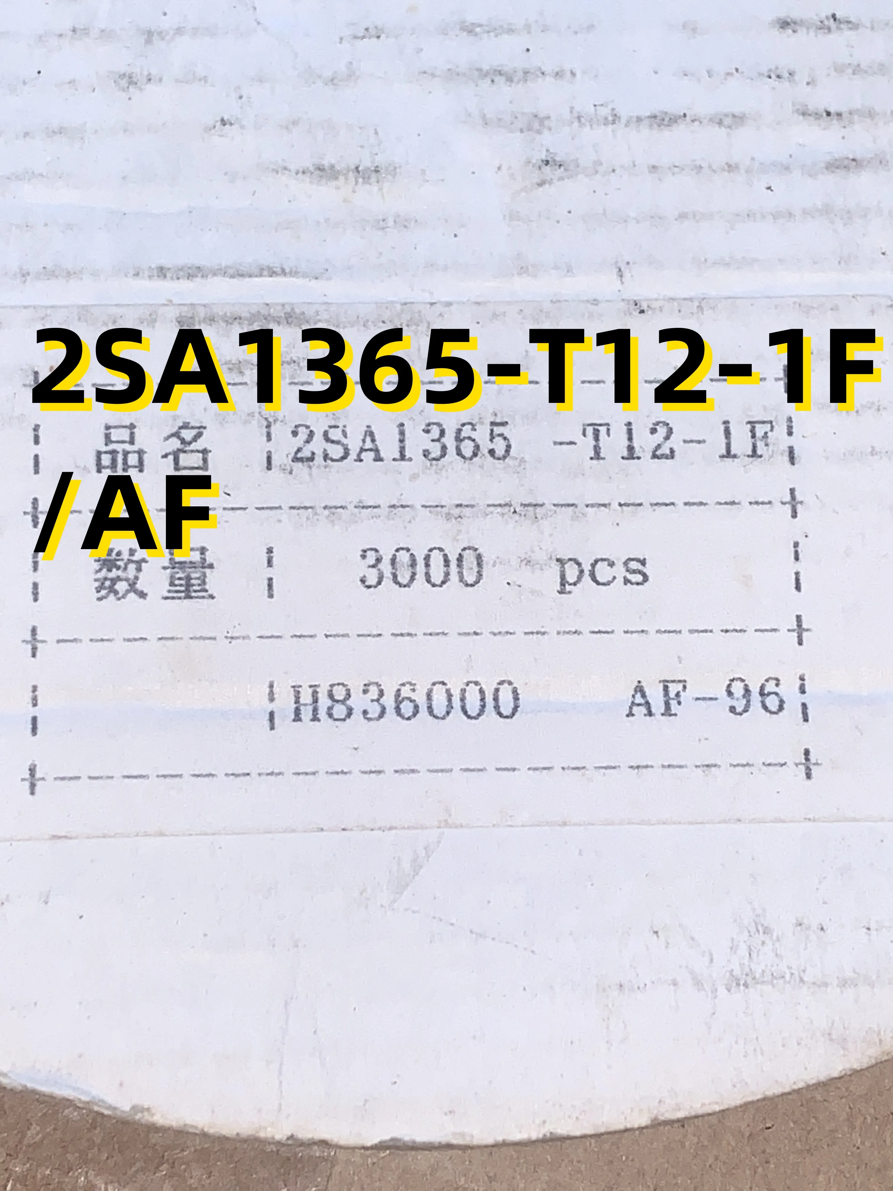 10pcs 2SA1365-T12-1F /AF