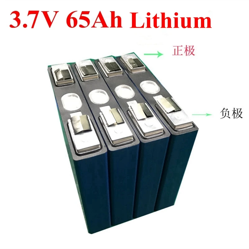 3pcs 3.7 v Lithium Ion 3.7 v 65Ah תאים 3C-5C הפרשות סוללה עבור Diy 12V אופנוע חשמלי אנרגיה סולארית כוח כלים