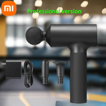 Xiaomi Mijia עיסוי אקדח חשמלי לעיסוי הצוואר חכם פגע Fascia האקדח על הגוף עיסוי הרפיה כושר שרירים להקלה על כאב