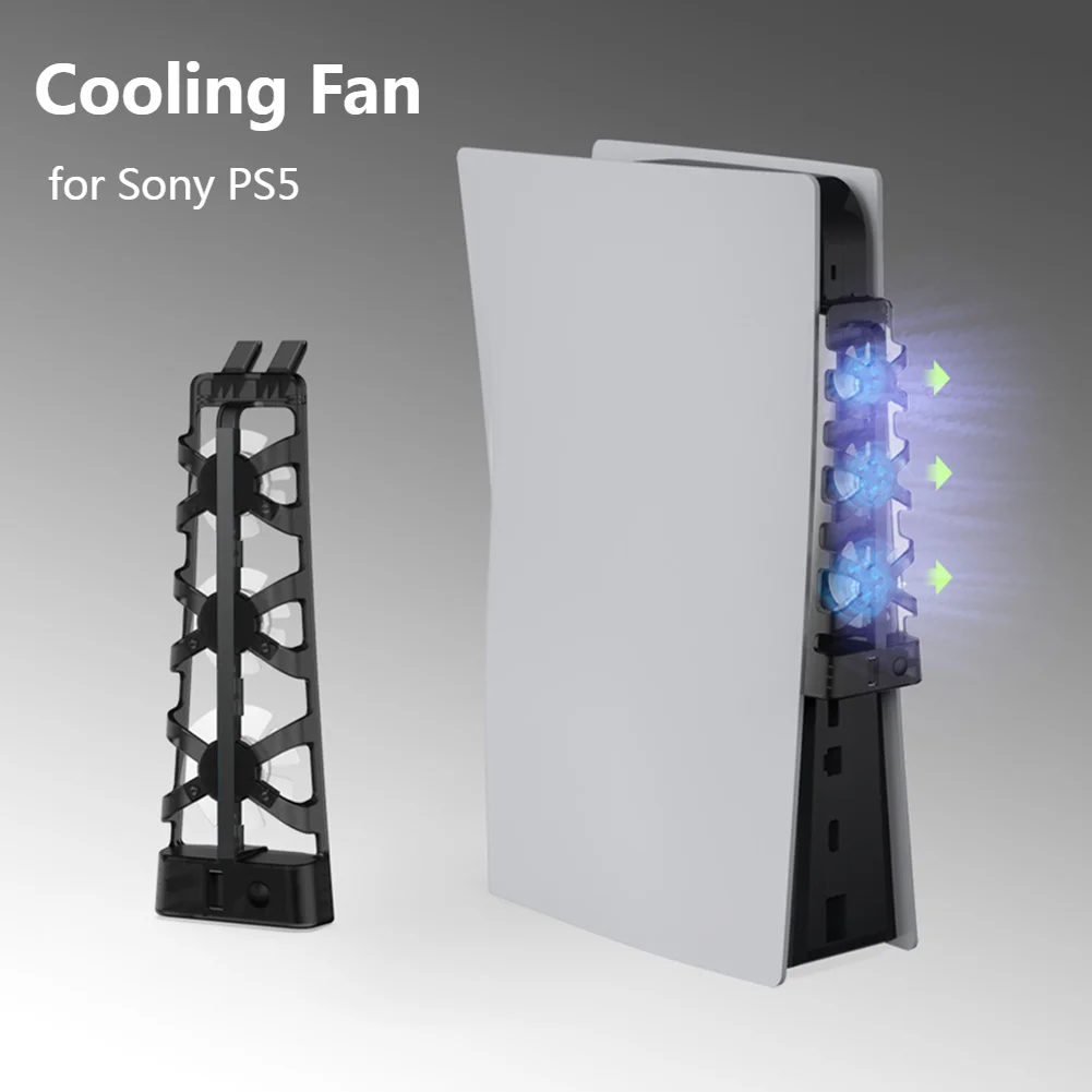 עבור Sony PS5 קונסולת משחק מאוורר קירור 5500±1100 סל 