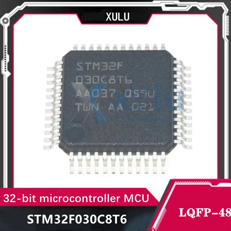 STM32F030C8T6 STM32F030 32F030C8T6 LQFP-48 ARM Cortex-M0 32-bit מיקרו - MCU מיקרו צ ' יפ