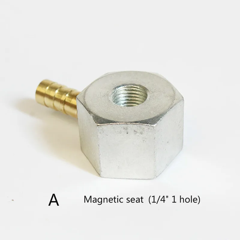 1pc מגנטי קירור צינור המשמש לקירור מחרטה עיבוד כימי מכונות קירור נוזל מגנטי בסיס פלסטיק תומך המושב.